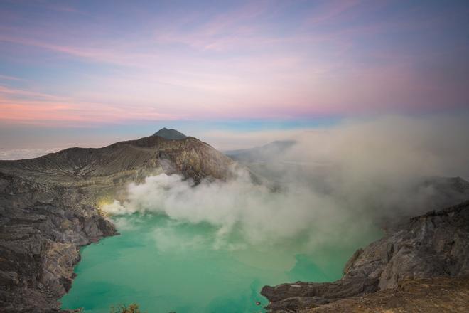 Crater de Kawah Ijen, Indonesia