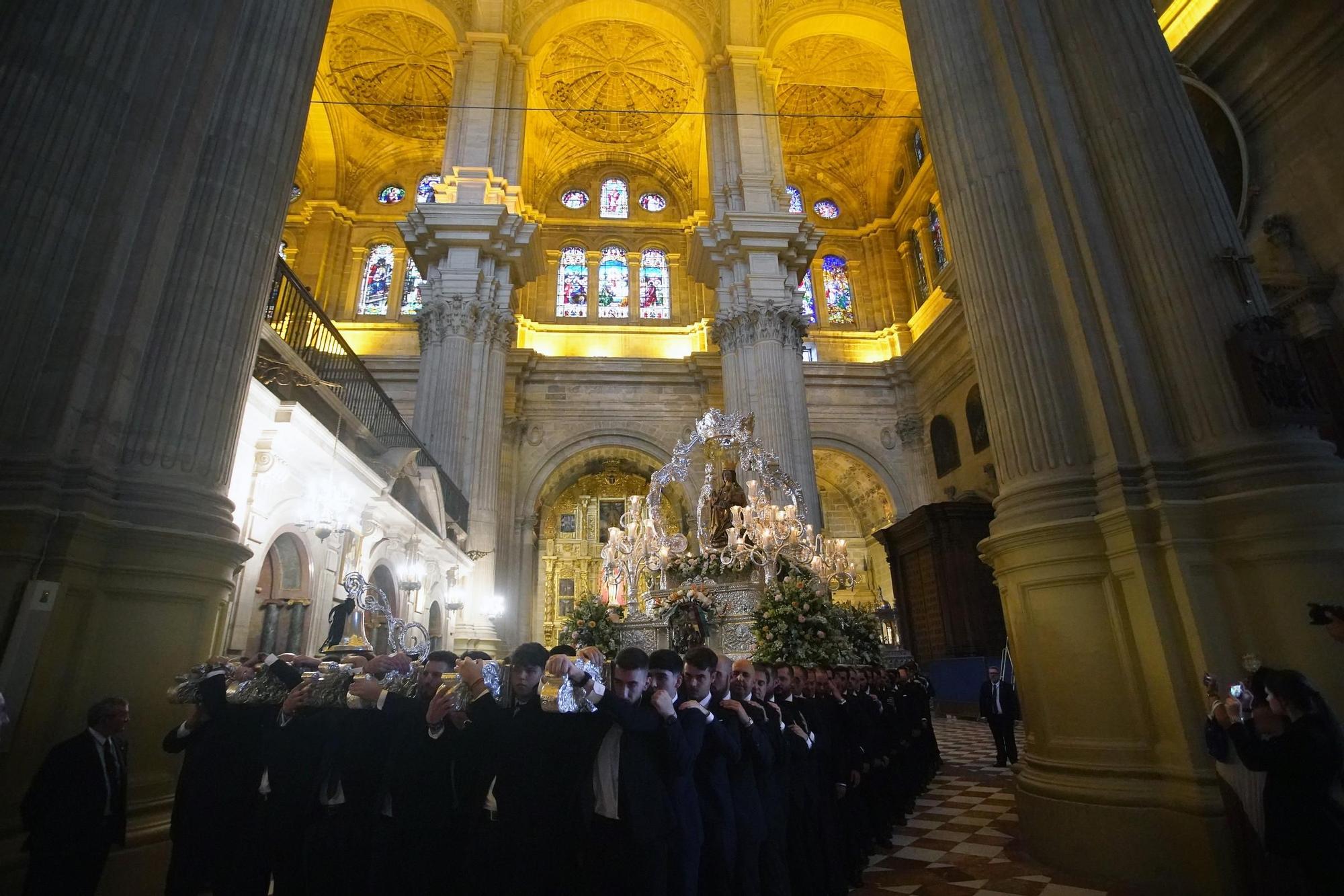 Imagen de la procesión de la Virgen de la Victoria 2023