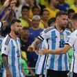 Argentina celebra el tanto con el que se impuso a Brasil en Maracaná