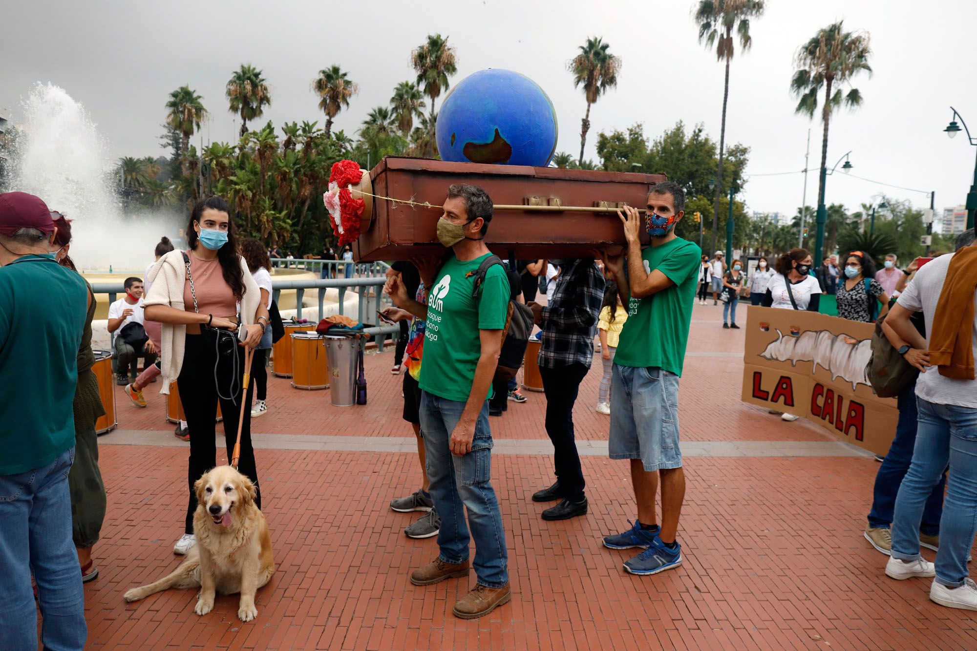 Manifestación 'Juicio por el clima' por las calles de Málaga