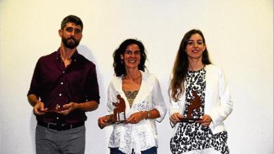 Víctor García Tur, Laura Casanovas i Emília Rovira Alegre.