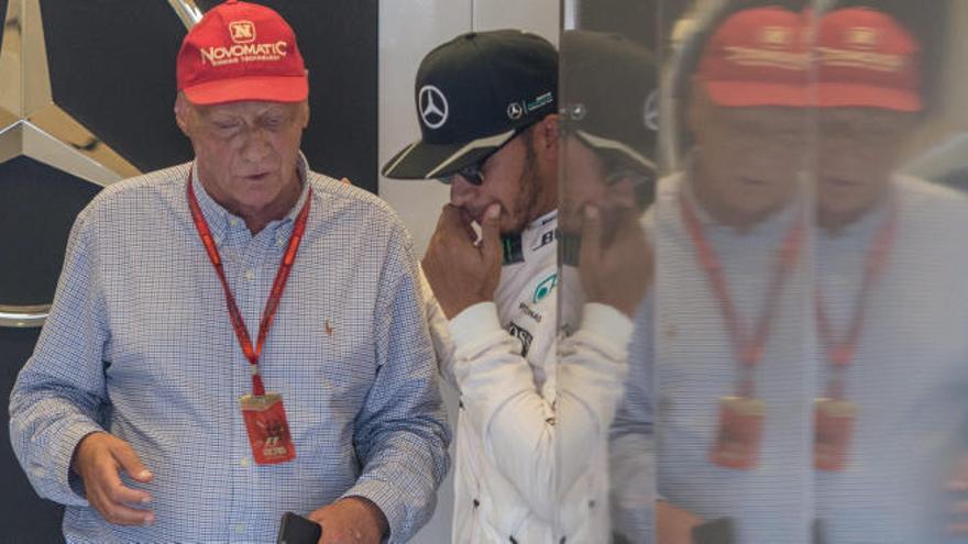 Hamilton y Lauda, amigos y confesores