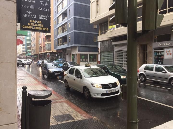 La tromba de agua, en la zona del Puerto