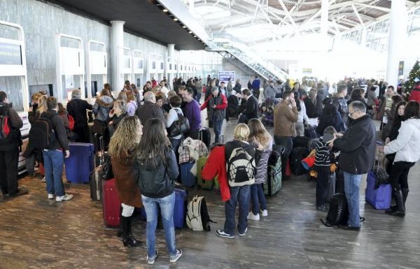 La huelga en el Aeropuerto de Zaragoza