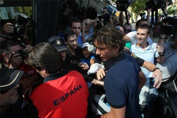 Nadal llega a Córdoba entre gran expectación