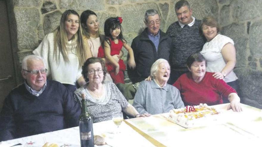 El pasado 3 de diciembre toda su familia se reunió en Gondomar para celebrar el que sería su último cumpleaños