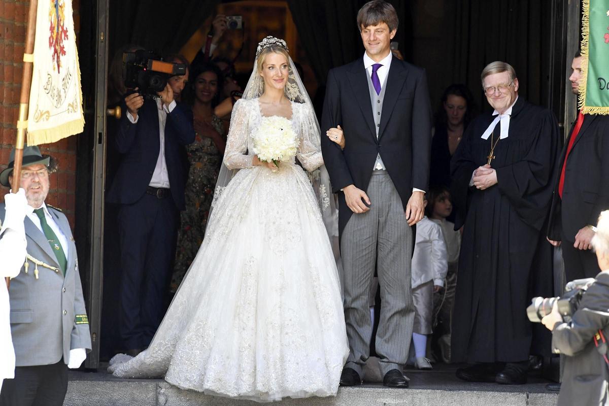 Ernst August de Hannover y Ekaterina Malysheva el día de su boda