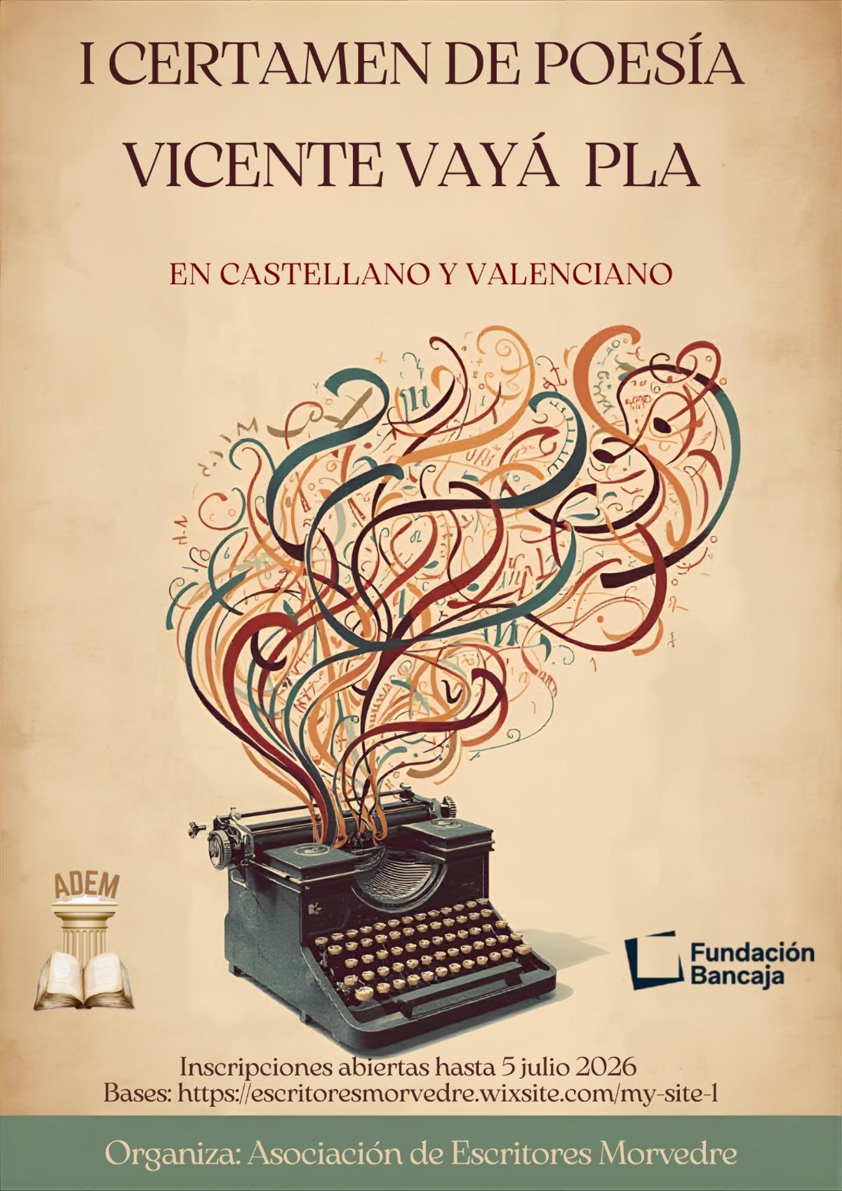 Certamen de poesía Vicente Vayá Pla