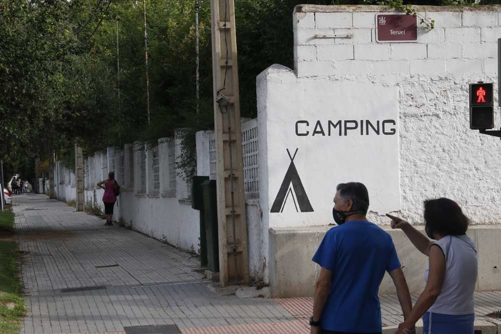 El estado del camping municipal de El Brillante