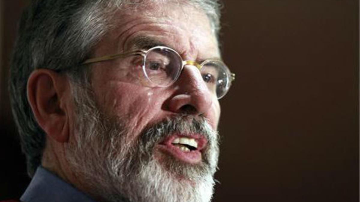 Gerry Adams, líder del Sinn Féin