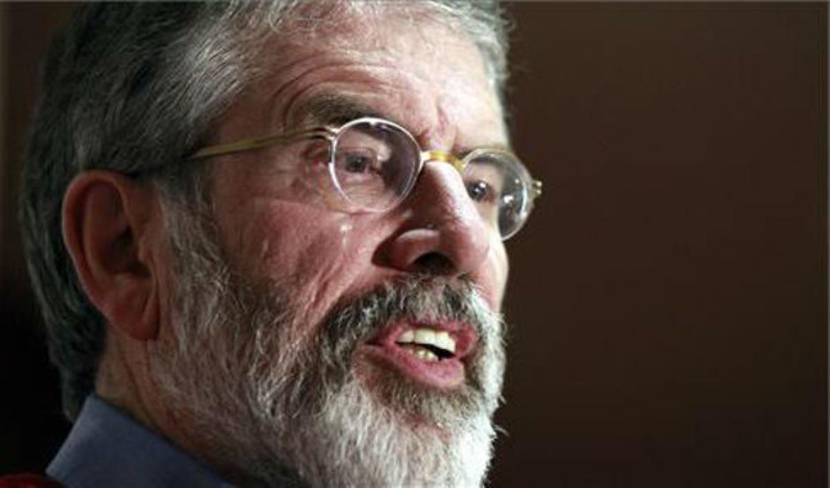 Gerry Adams, líder del Sinn Féin.
