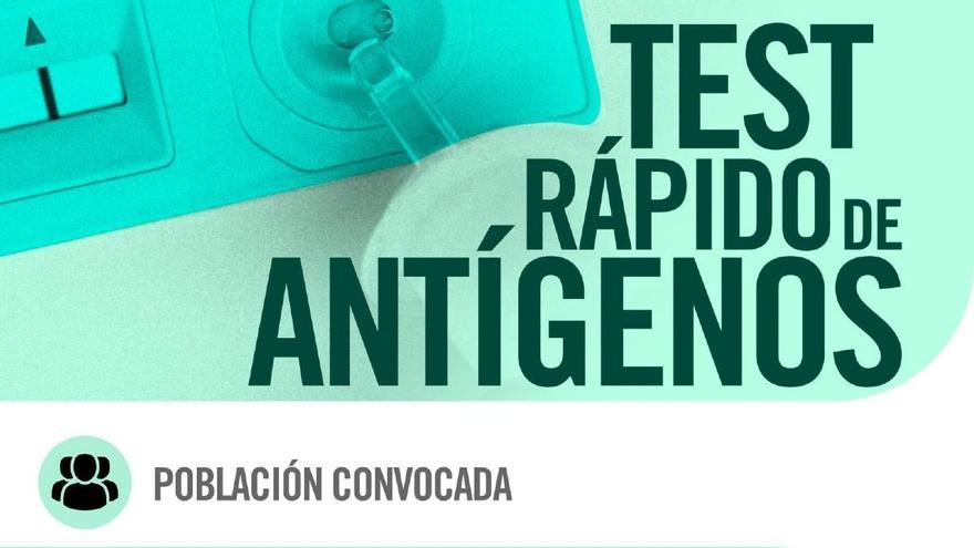 Cribados masivos en Zamora: test de antígenos.