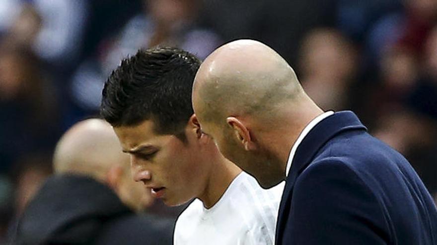 Zidane &#039;manda&#039; a James a la consulta del psicólogo