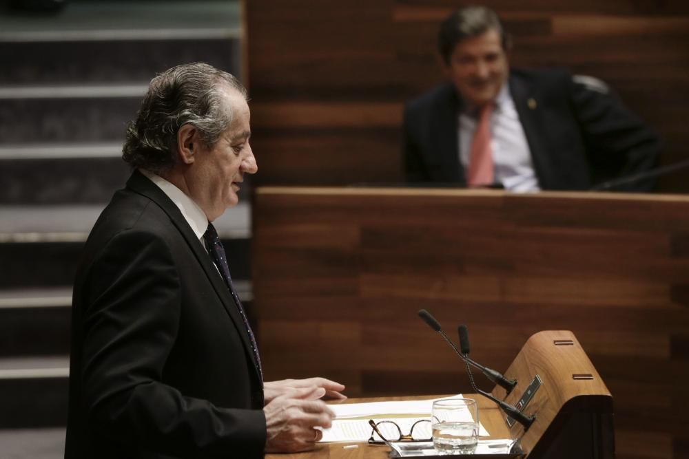 Debate en la Junta sobre los presupuestos asturianos