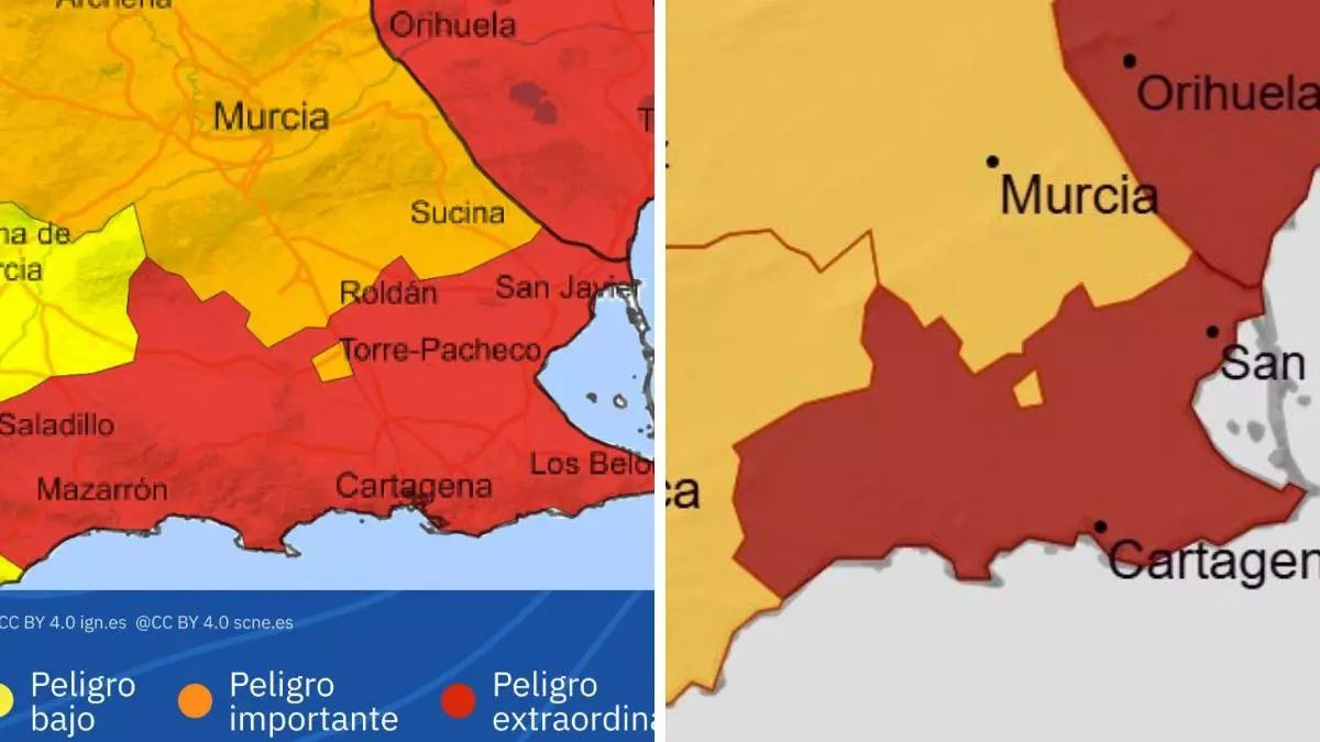 Por qué hay una "absurda" isla en el centro de la Región de Murcia donde "no llueve" mientras alrededor diluvia