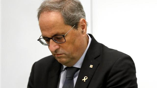 Quim Torra, este viernes, en Barcelona.