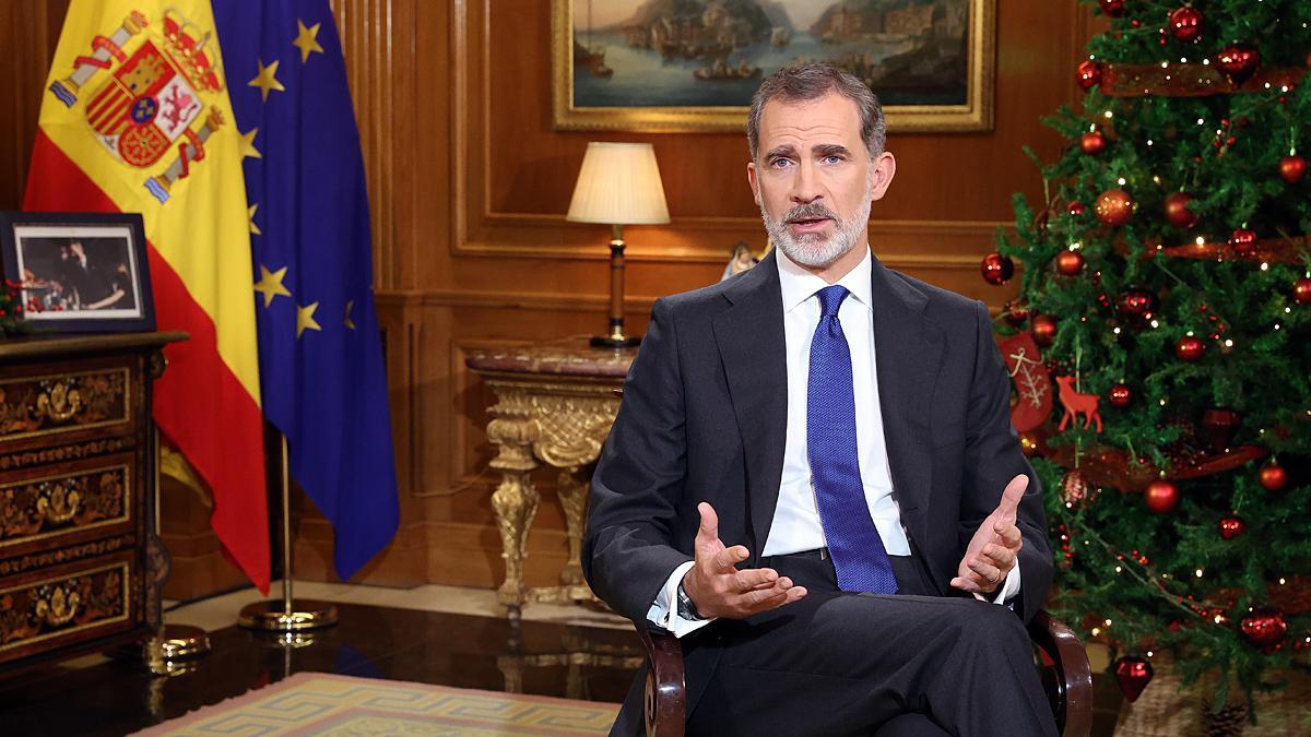 El Rey Felipe VI en su mensaje de Navidad a los españoles