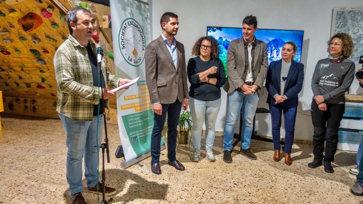 Una imatge de l'acte inaugural de la nova seu
