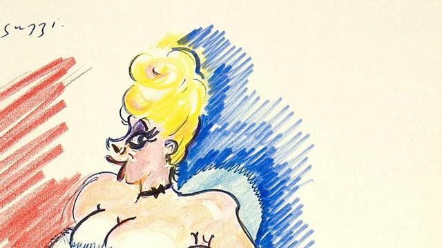 Sueño del 26 de agosto 1965. Personaje de Susy Volumen I. Página 139 del diario. El libro de los sueños del director italiano Federico Fellini, el diario donde desde 1960 a 1990 escribió e ilustró todo lo que soñaba, será el protagonista de una exposición en la sede de la Academia de Cine de Los Ángeles. Con esta exposición, a quince años de su muerte, Hollywood vuelve a rendir homenaje al maestro del cine italiano, que consiguió cuatro Oscar con sus películas y una estatuilla a la carrera en 1992. Por ello, la Academia del Cine ha elegido el llamado "periodo de los Oscar" del 23 de enero, fecha en la que se conocerán los candidatos, al 19 de abril para exponer otra de las faceta del director: la de dibujante y gran analista de la psicología humana.
