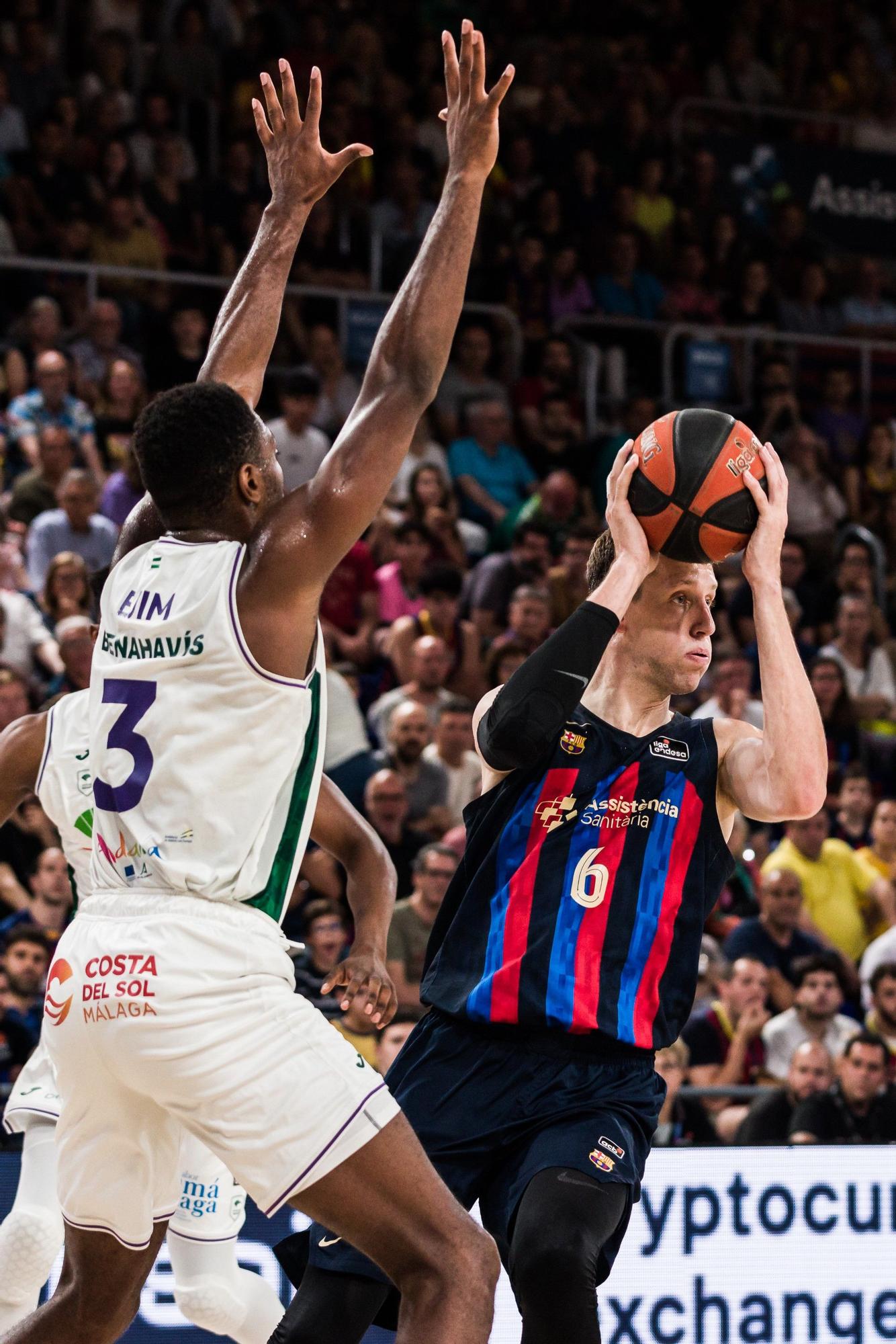 Barcelona - Unicaja, segundo partido de semifinales de la Liga Endesa, en imágenes