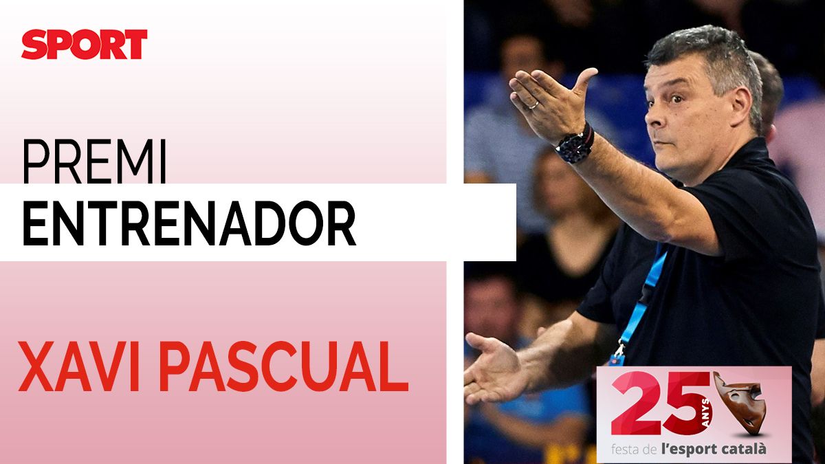 Xavi Pascual, Premio al Mejor Entrenador