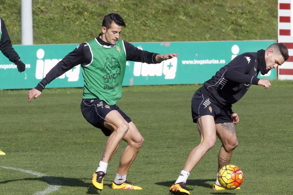 Entrenamiento del Sporting