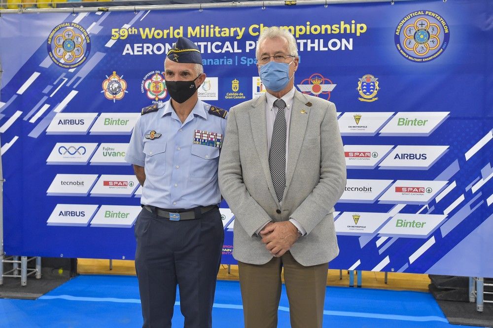 Ceremonia de clausura del Mundial de pentathlon aeronáutico