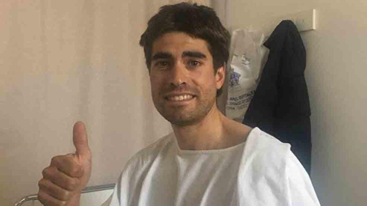 Mikel Landa fue ingresado en un hospital