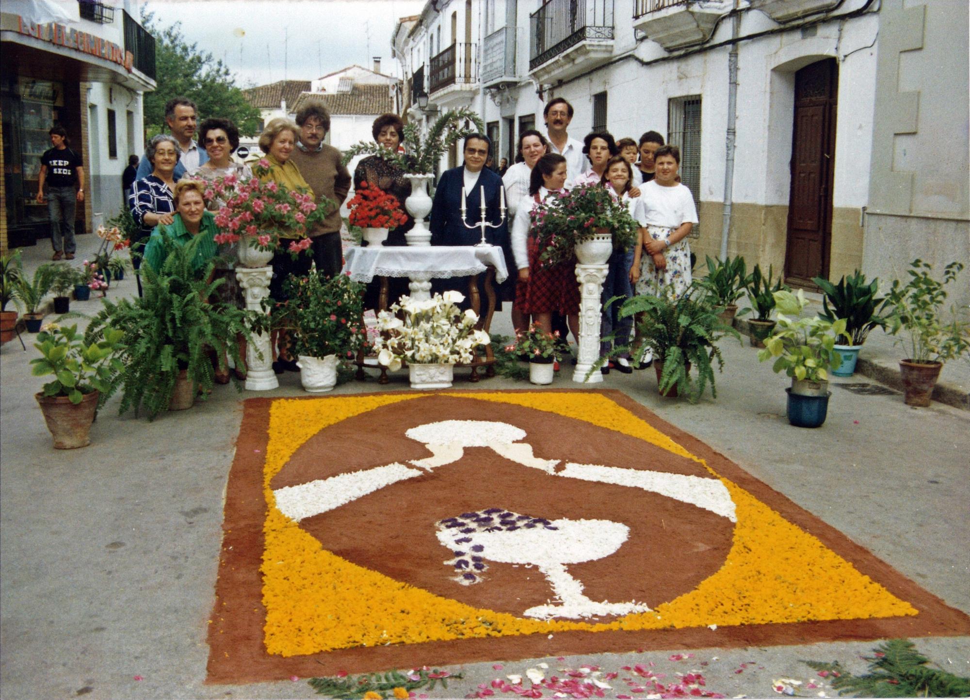 Corpus Christi en San Vicente de Alcántara, imágenes históricas.