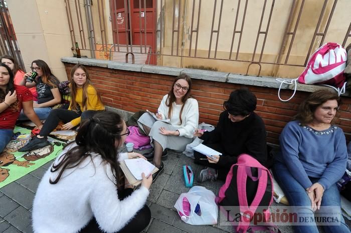 Colas para el concierto de Malú