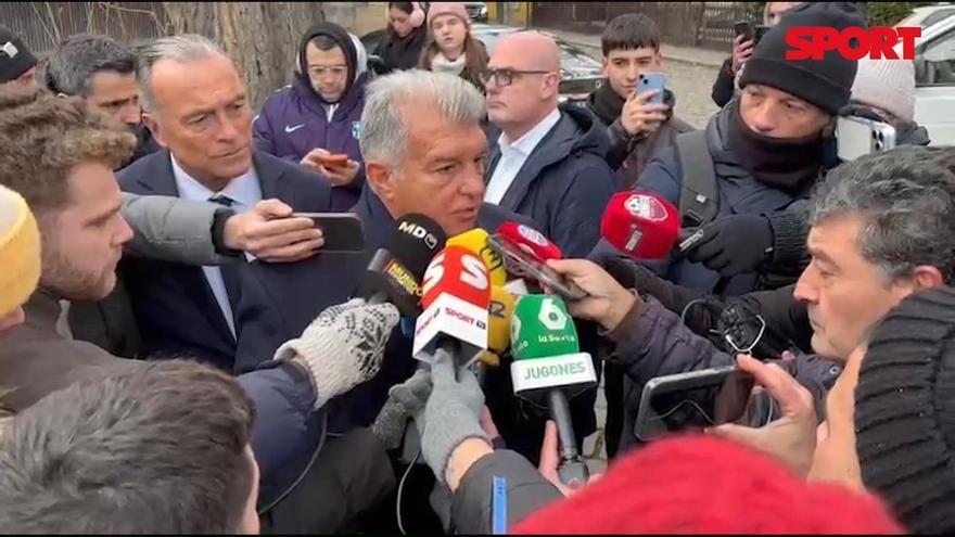 Joan Laporta: "¿Ter Stegen? Esperemos que sea un "hasta luego""