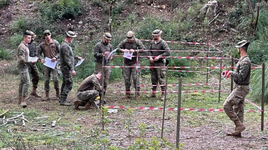 Zapadores de Ceuta trabajarán en el campo de maniobras y tiro Jaume II