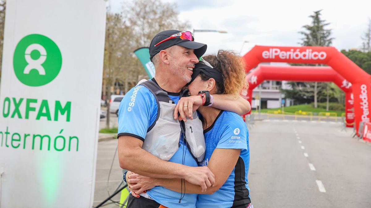 Participantes de Oxfam Intermón Trailwalker emocionados