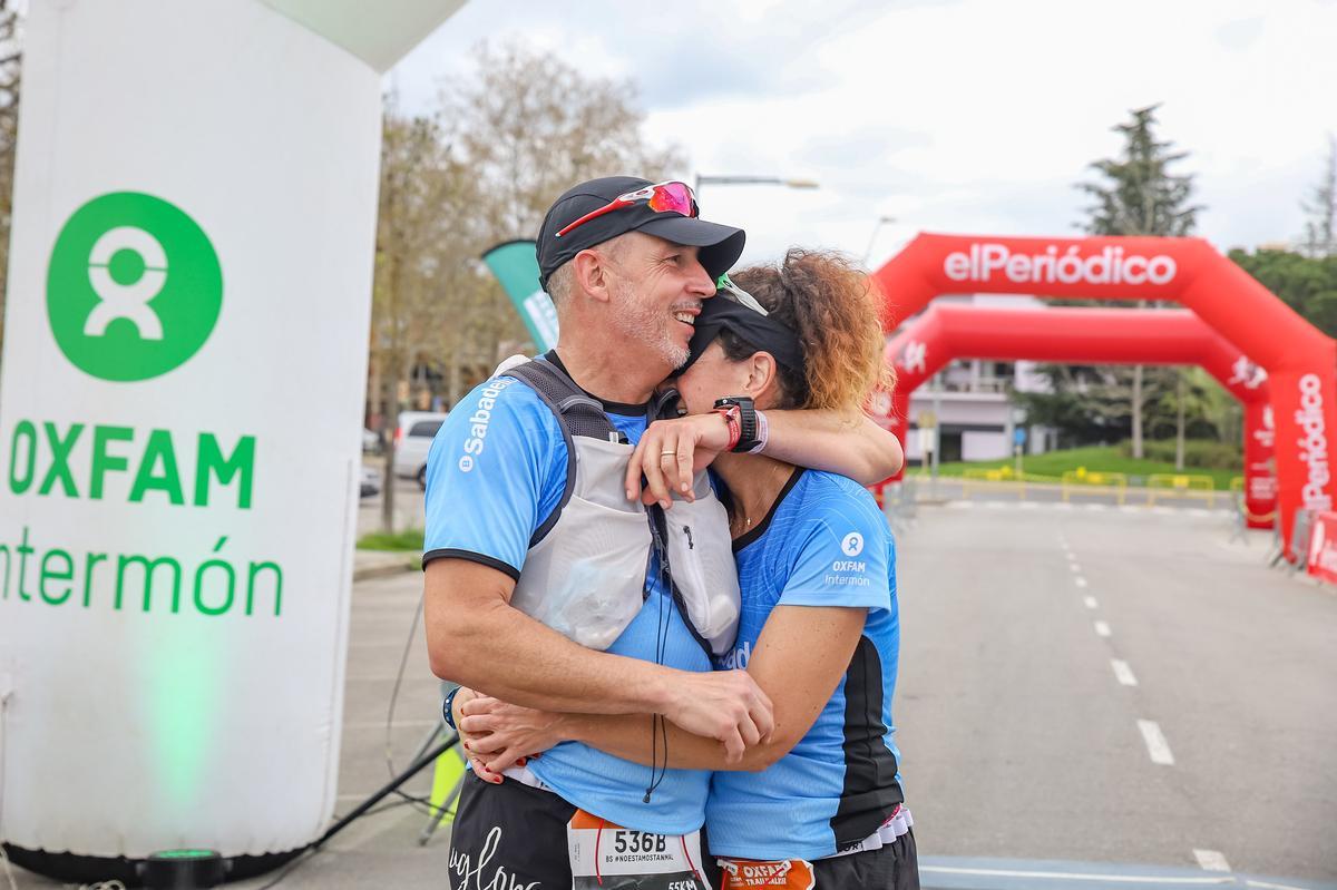 Participants de l’Oxfam Intermón Trailwalker emocionats