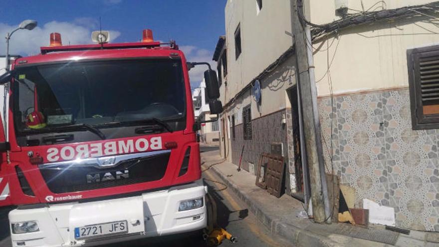 Incendio en una vivienda de Arrecife