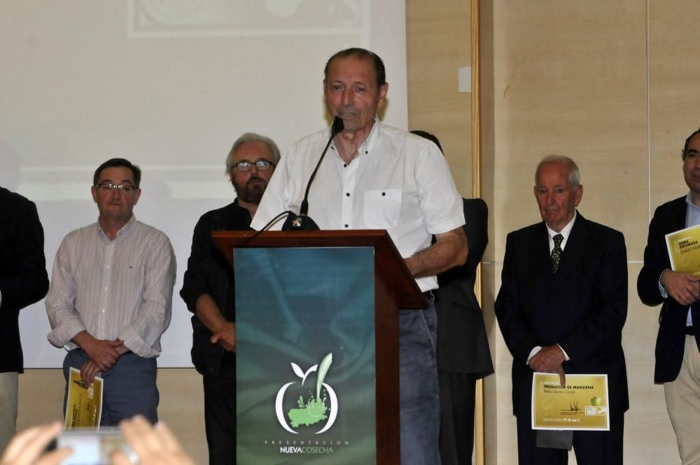 Presentación del VII Salón de la Sidra en el Recito Ferial de Santullano, Mieres