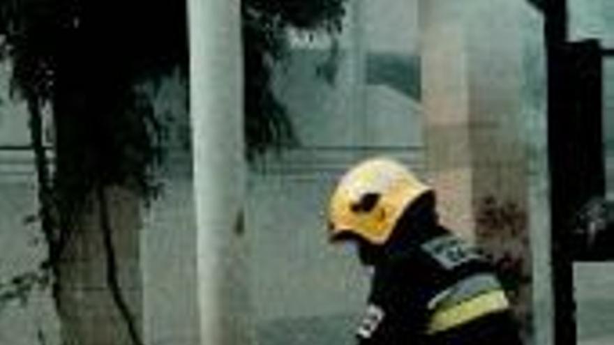 El parque de bomberos se queda vacío hora y media