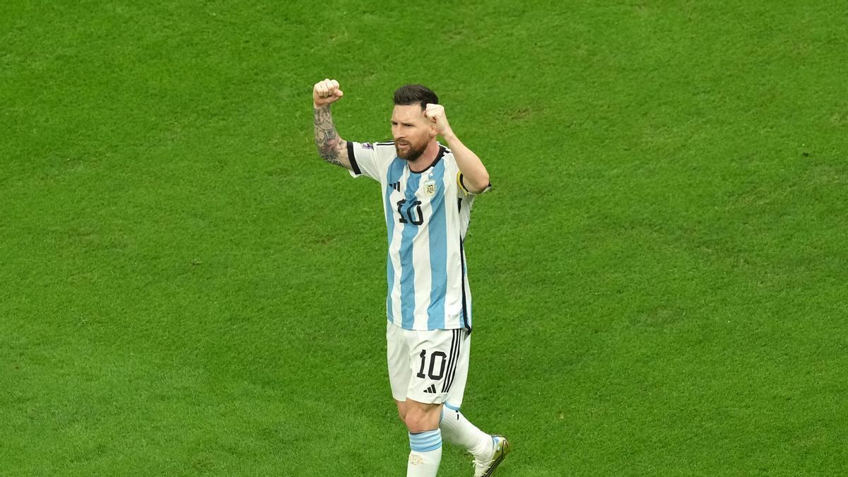 Leo Messi sigue brillando con Argentina.