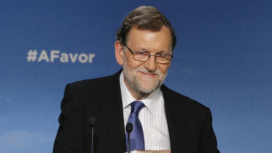 El líder del PP, Mariano Rajoy, ahir després d&#039;analitzar els resultats · ACN