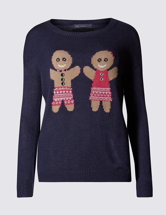 Ugly Christmas Sweater Day. Suéter con print