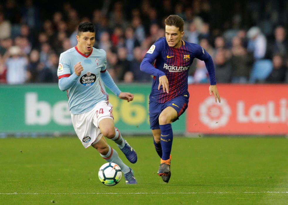 El Celta-Barça, en fotos