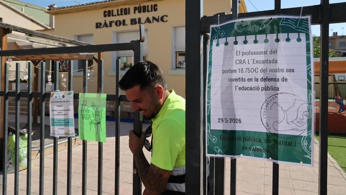 El aulario de l'Alqueria d'Asnar, este martes