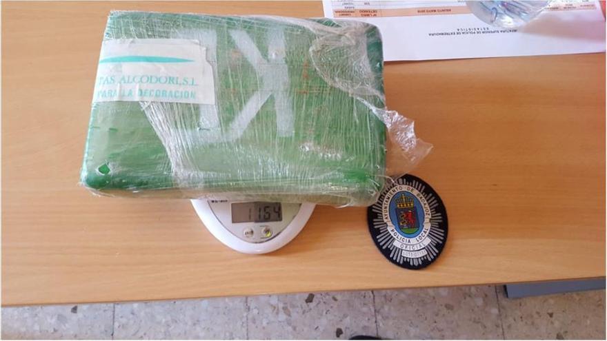 Detenido un hombre en Badajoz con más de un kilo de cocaína