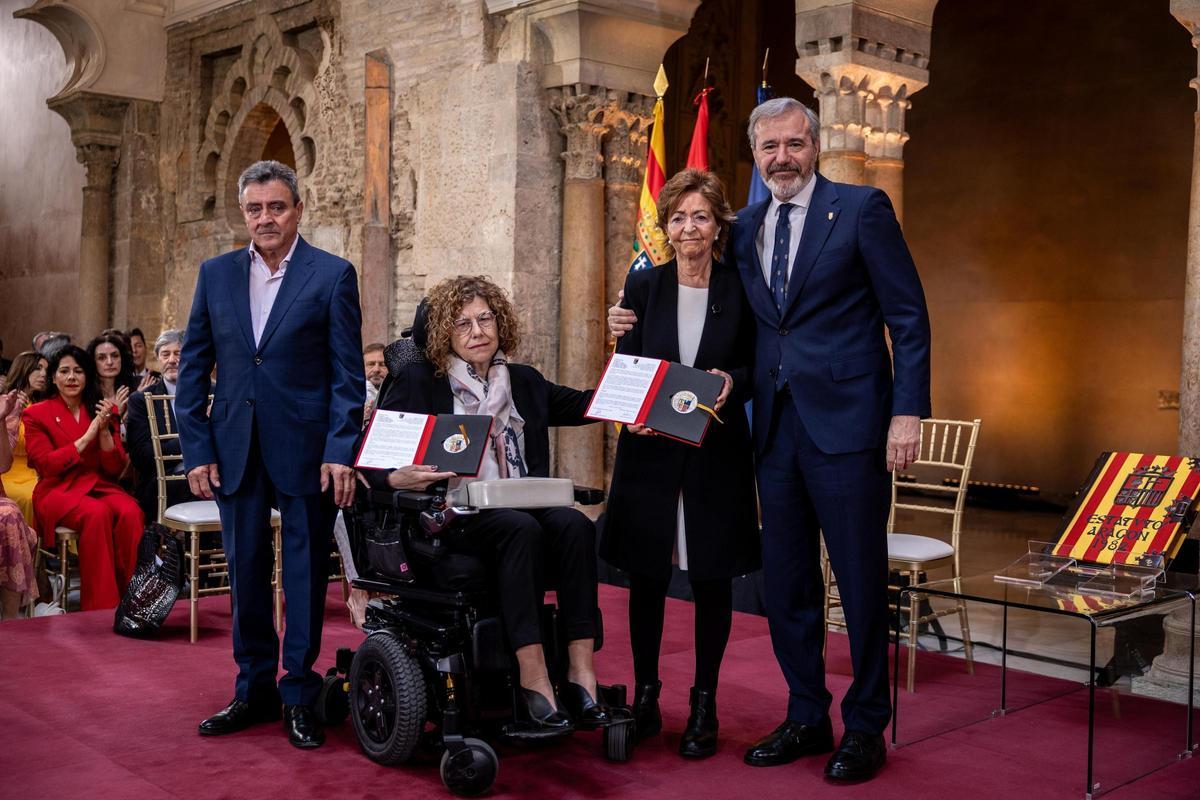 En imágenes | Acto institucional en La Aljafería por el Día de Aragón