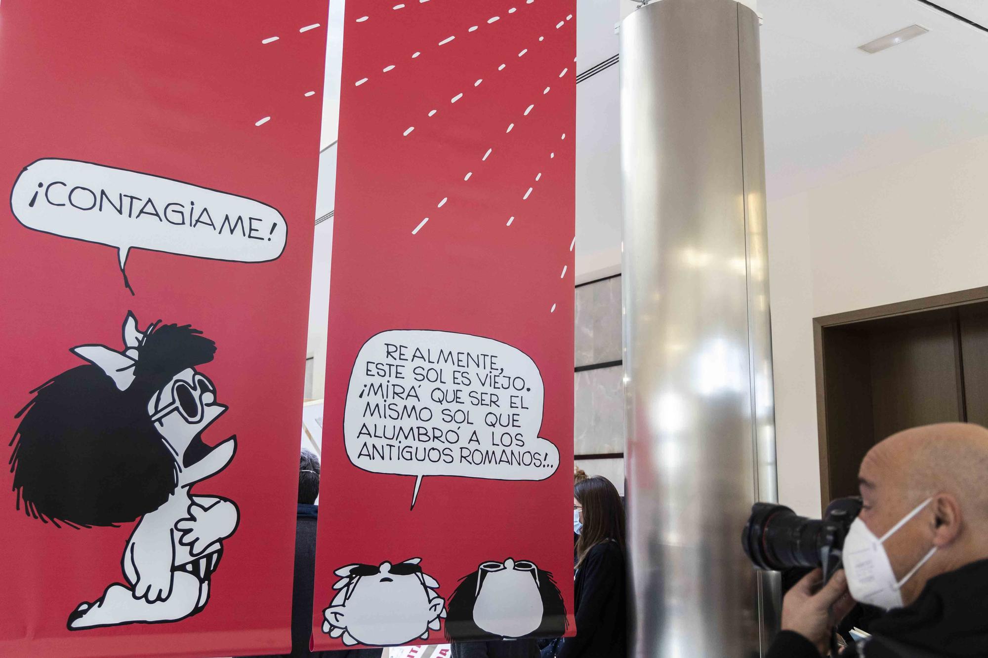 Quino y Mafalda toman València