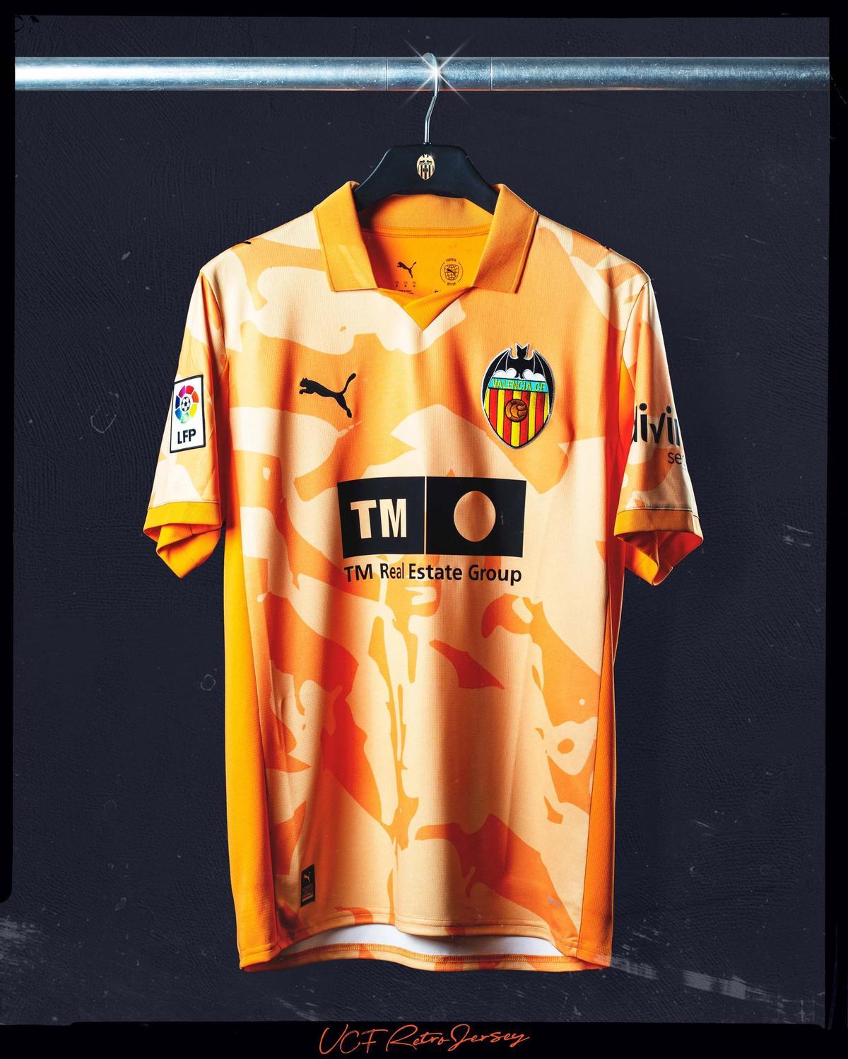 Camiseta retro del Valencia