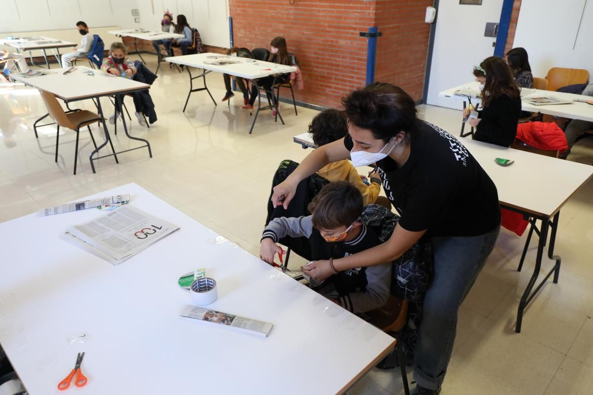 Taller de títeres en el Centro Cívico Tío Jorge de Zaragoza