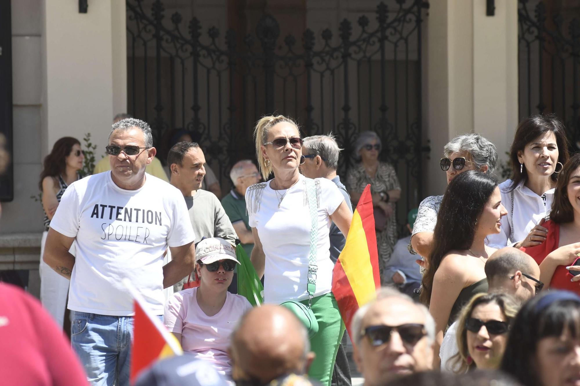 Acto de Santiago Abascal y Jorge Buxadé en Murcia