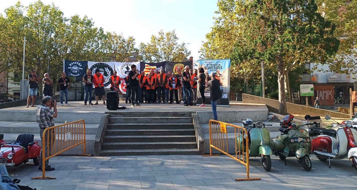 El moment inaugural de la Trobada d'enguany amb l'alcaldessa de Solsona
