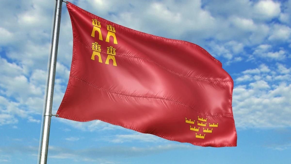 Bandera de la Región de Murcia.